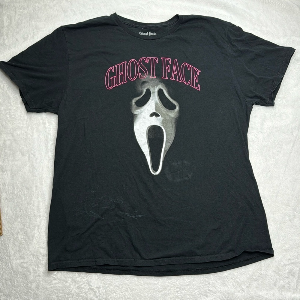 SCREAM Ghostface Ghost Face men’s graphic tee t shirt size XL icon halloweenn